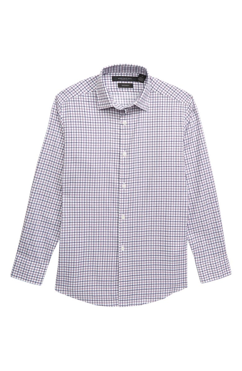 Andrew Marc Check Dress Shirt, Main, color,