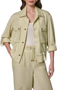 Donna Karan New York Roll Tab Sleeve Jacket