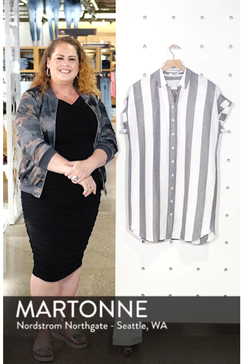 Maywood Stripe Shirtdress video