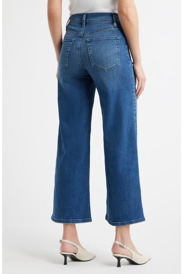 Le Slim Palazzo Crop Wide Leg Jeans, Alternate, color, ARCHIVE