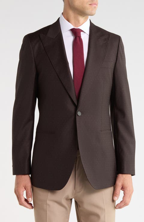 Jake Single Button Dot Sport Coat