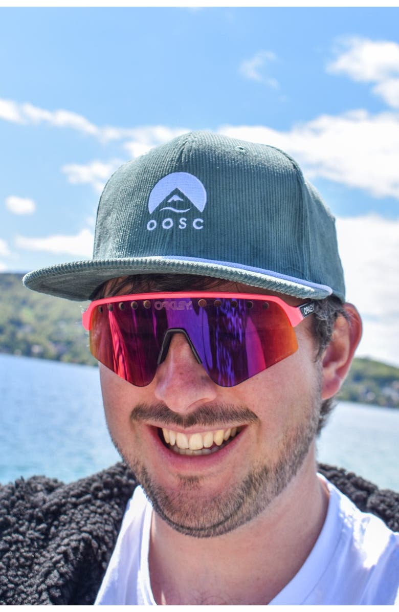 OOSC Classic Corduroy Cap - Forest Green, Alternate, color, Forest Green