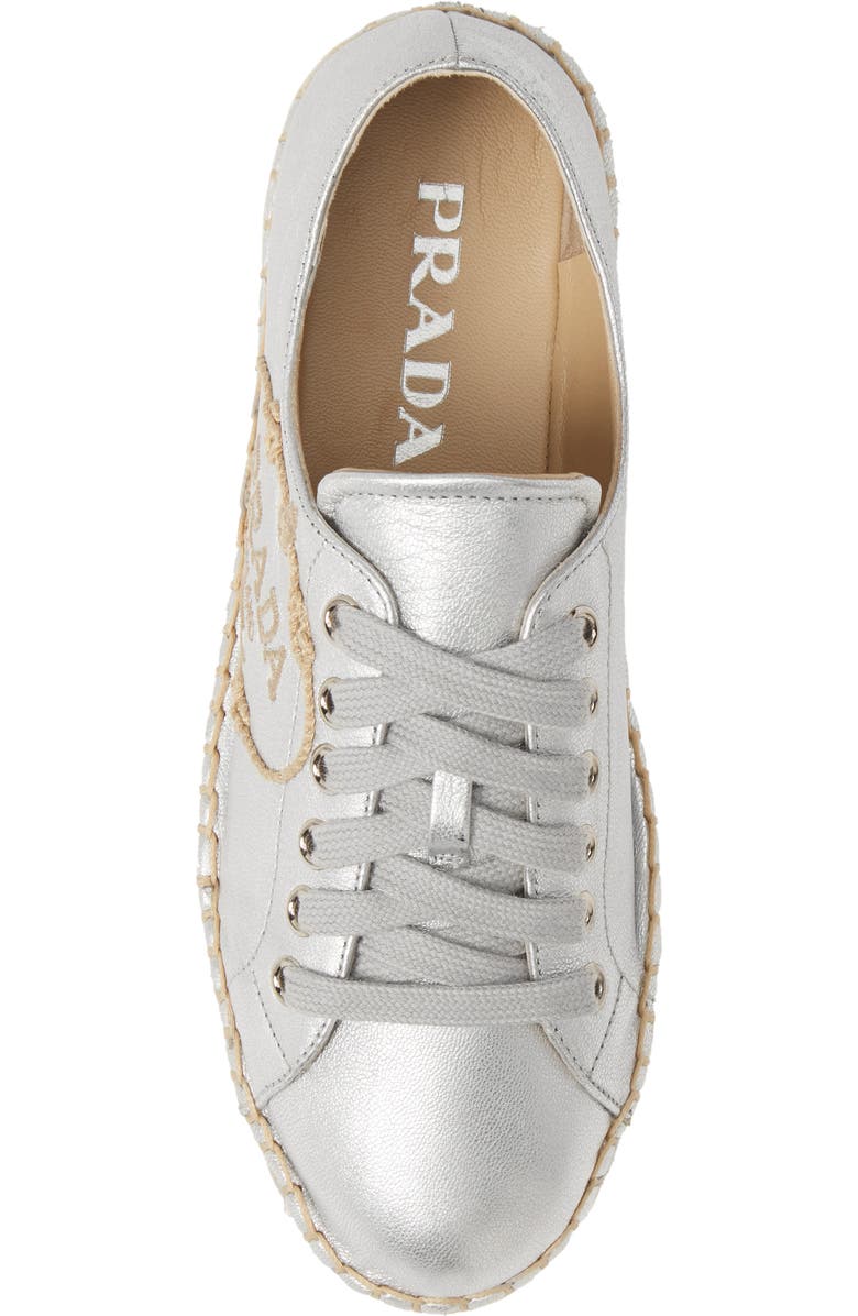 Prada Espadrille Platform Sneaker, Alternate, color,
