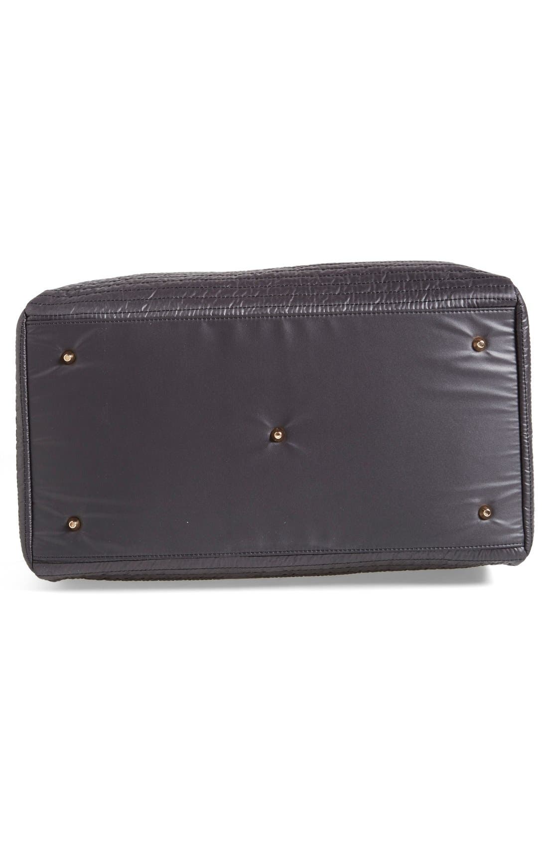 'Heartbeat' Duffel Bag, Alternate, color, BLACK