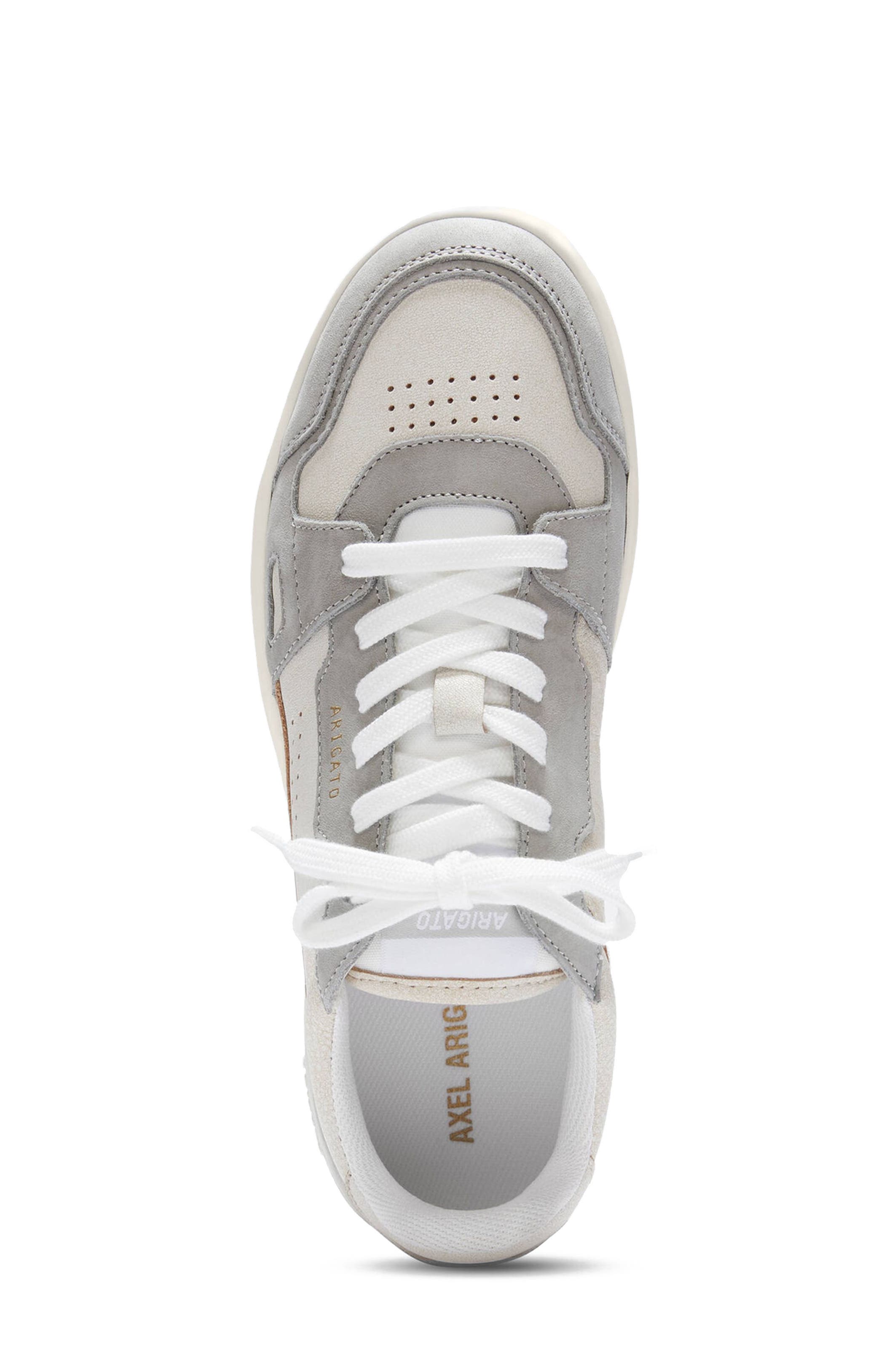 Axel Arigato Dice Lo Cracked Leather Sneaker, Alternate, color, Beige/Light Grey