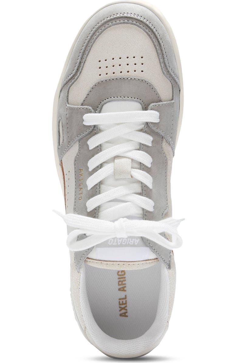 Axel Arigato Dice Lo Cracked Leather Sneaker, Alternate, color, Beige/Light Grey