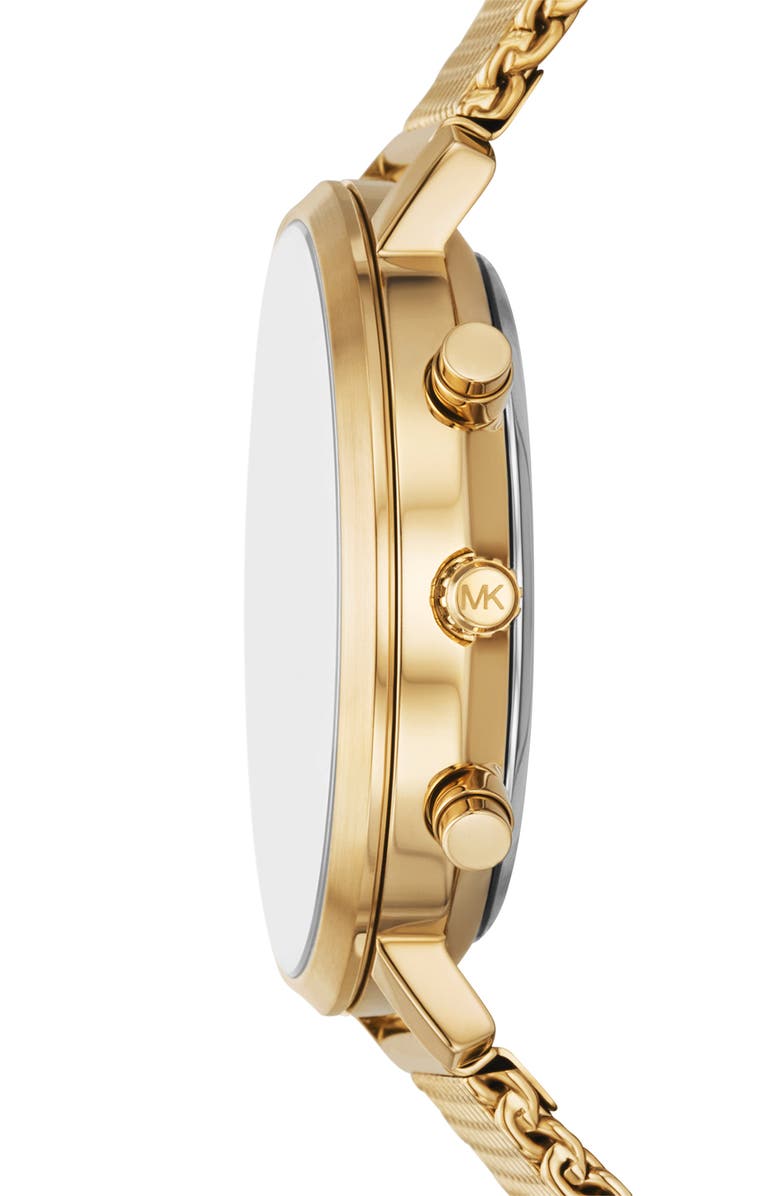 MICHAEL Michael Kors Blake Chronograph Mesh Strap Watch, 42mm, Alternate, color, Gold