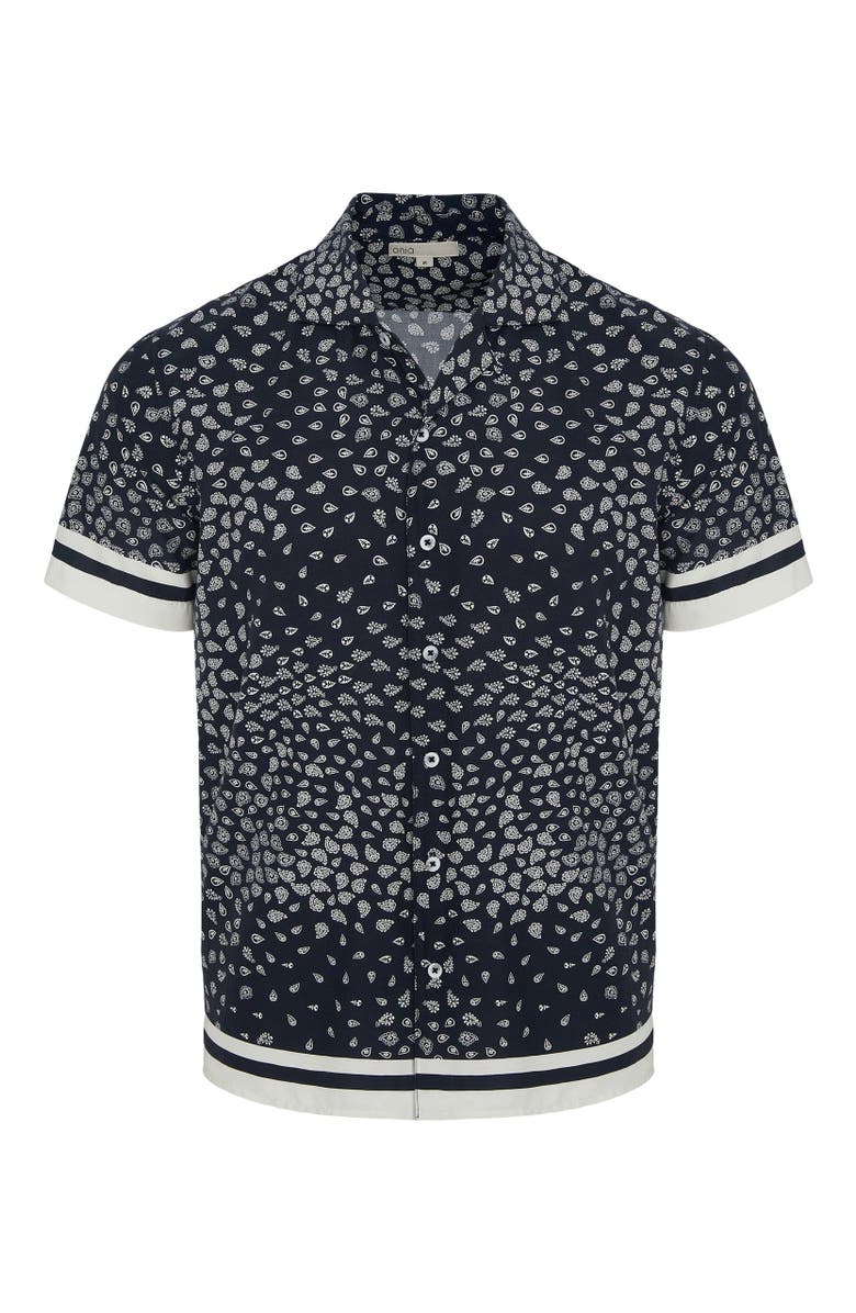 Onia Tencel Vacation T-Shirt, Alternate, color, Midnight