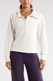 Zella Ottoman Half Zip Pullover