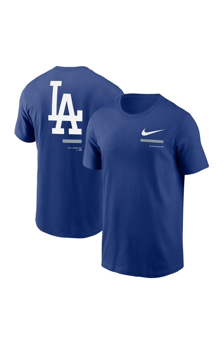 Nike Men's Nike Royal Los Angeles Dodgers Over the Shoulder T-Shirt, Main, color, Royal