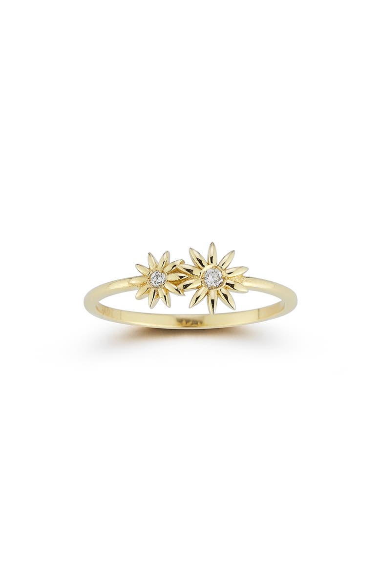 Ember Fine Jewelry Diamond Flower Ring - 0.05ct., Main, color,