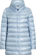Herno Amelia Water Resistant High-Low Down Jacket