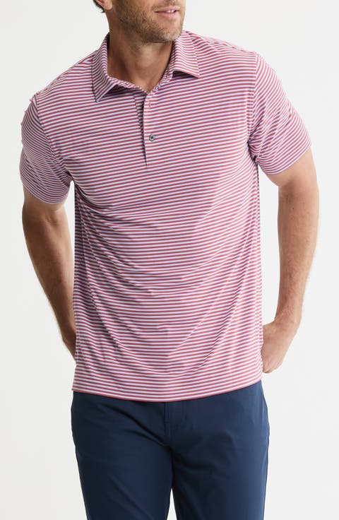 Performance Stripe Polo