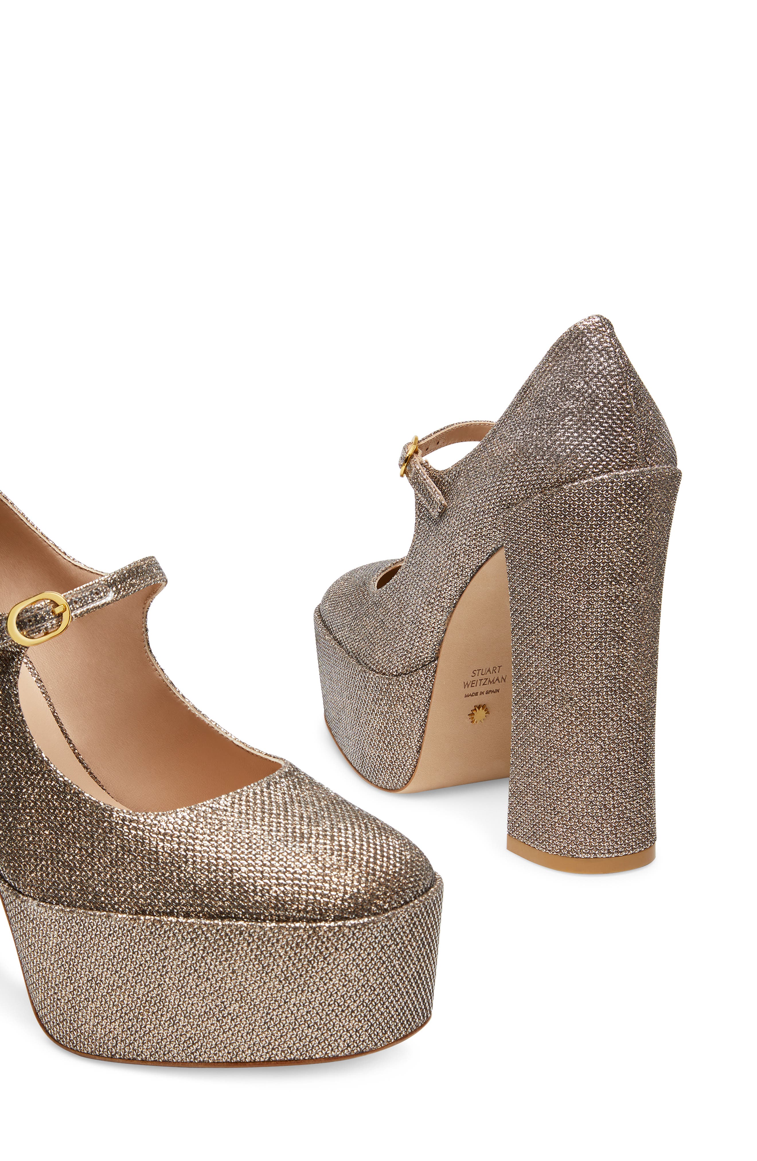 Skyhigh 145 Mary Jane Platform Pump, Alternate, color, ADOBE