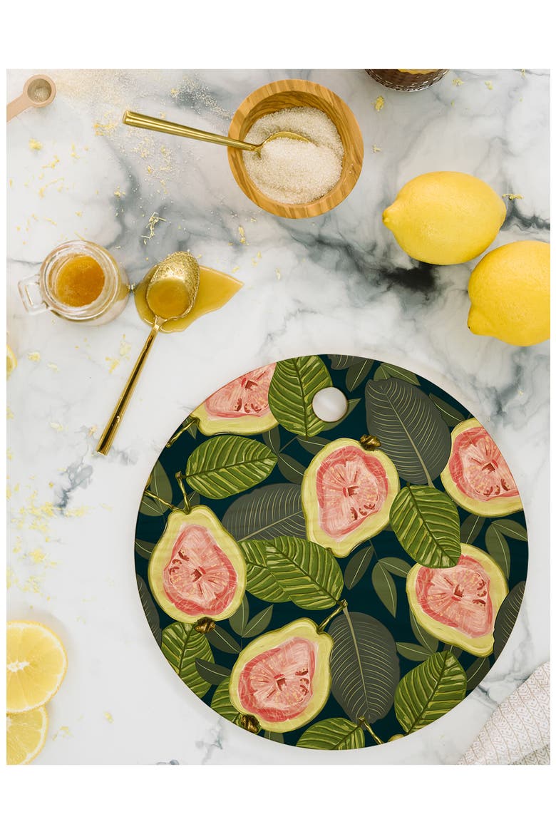 83 Oranges Guava Cutting Board, Alternate, color, PINK