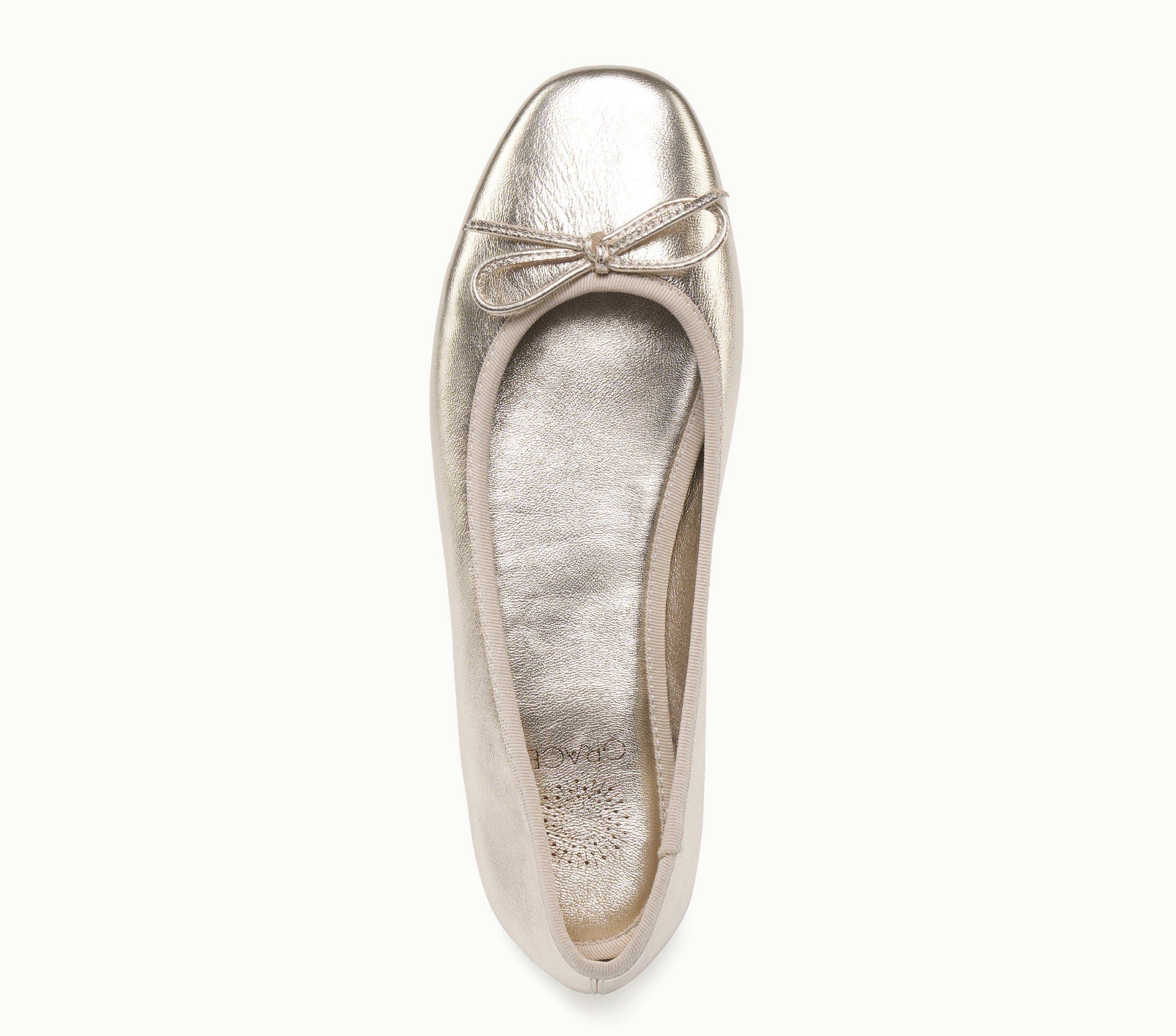 Grace Footwear Lily Ballerina, Alternate, color, Light Gold