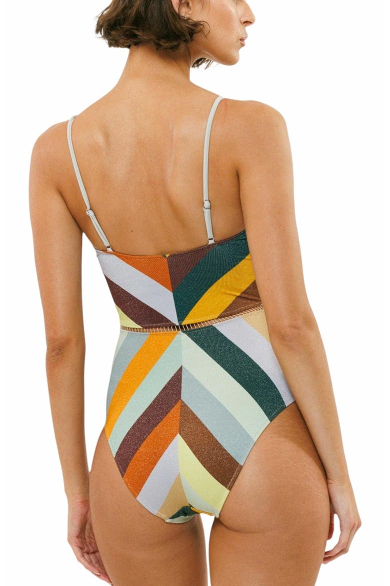 Arava One-piece Swimsuit, Alternate, color, Multicolor