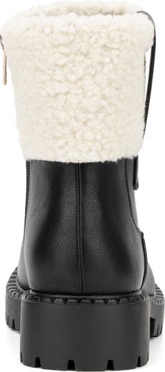 Nelli Faux Shearling Collar Boot