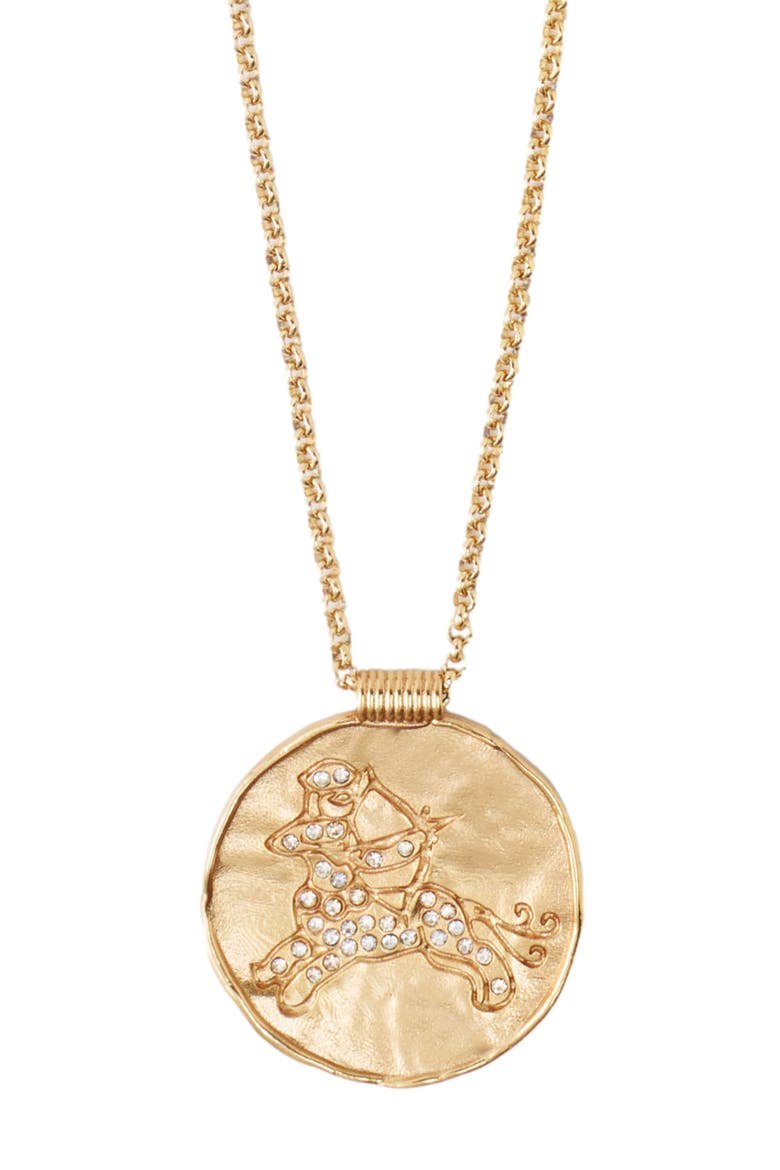 Zodiac medal, Alternate, color, Sagittarius