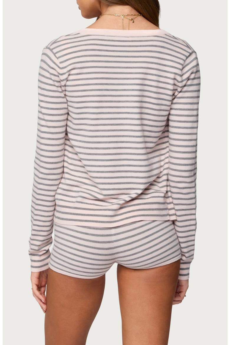 Liillian Stripe Cardigan, Alternate, color, LIGHT-PINK