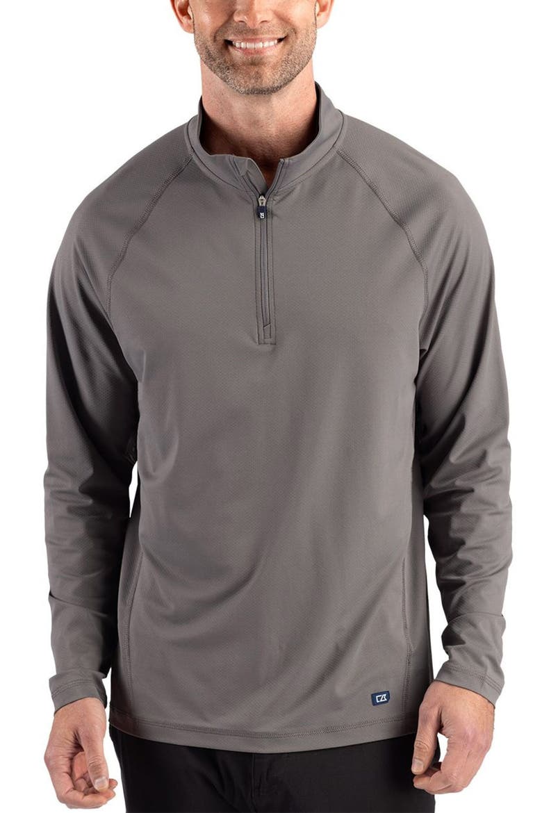 Prospect Epic Confidence Featherlight Performance Quarter Zip Pullover, Main, color, ELEMENTAL GREY