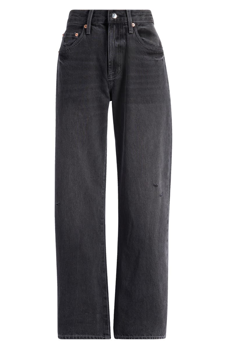 Pistola Lexi High Waist Ankle Straight Leg Jeans, Alternate, color, Mercury