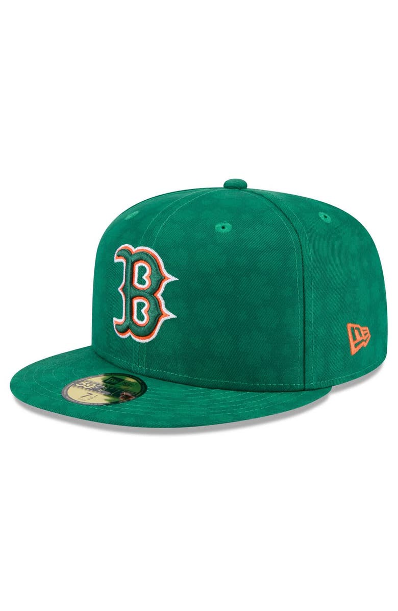 New Era Men's New Era Kelly Green Boston Red Sox St. Patrick's Day 59FIFTY Fitted Hat, Main, color, 