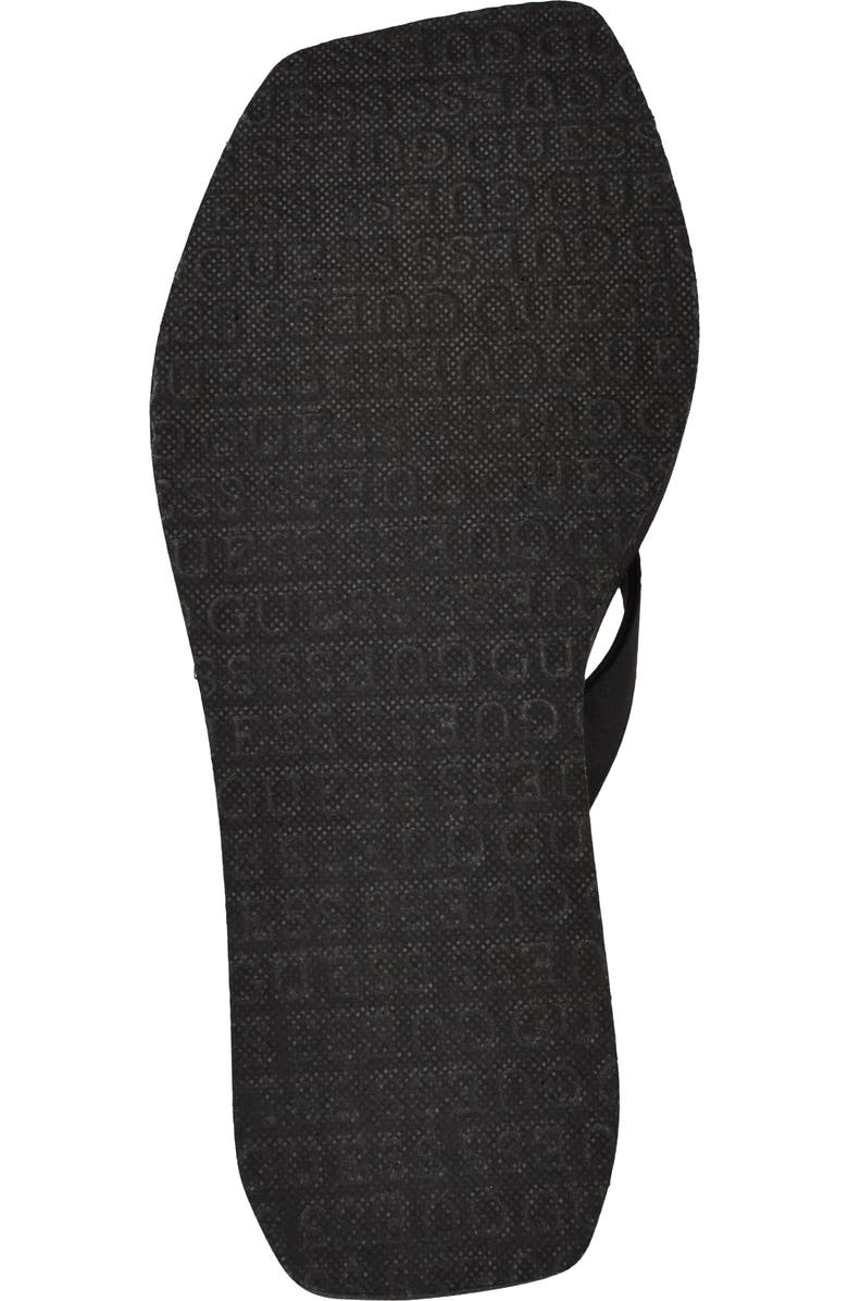 GUESS Damani Platform Wedge Sandal, Alternate, color, Black