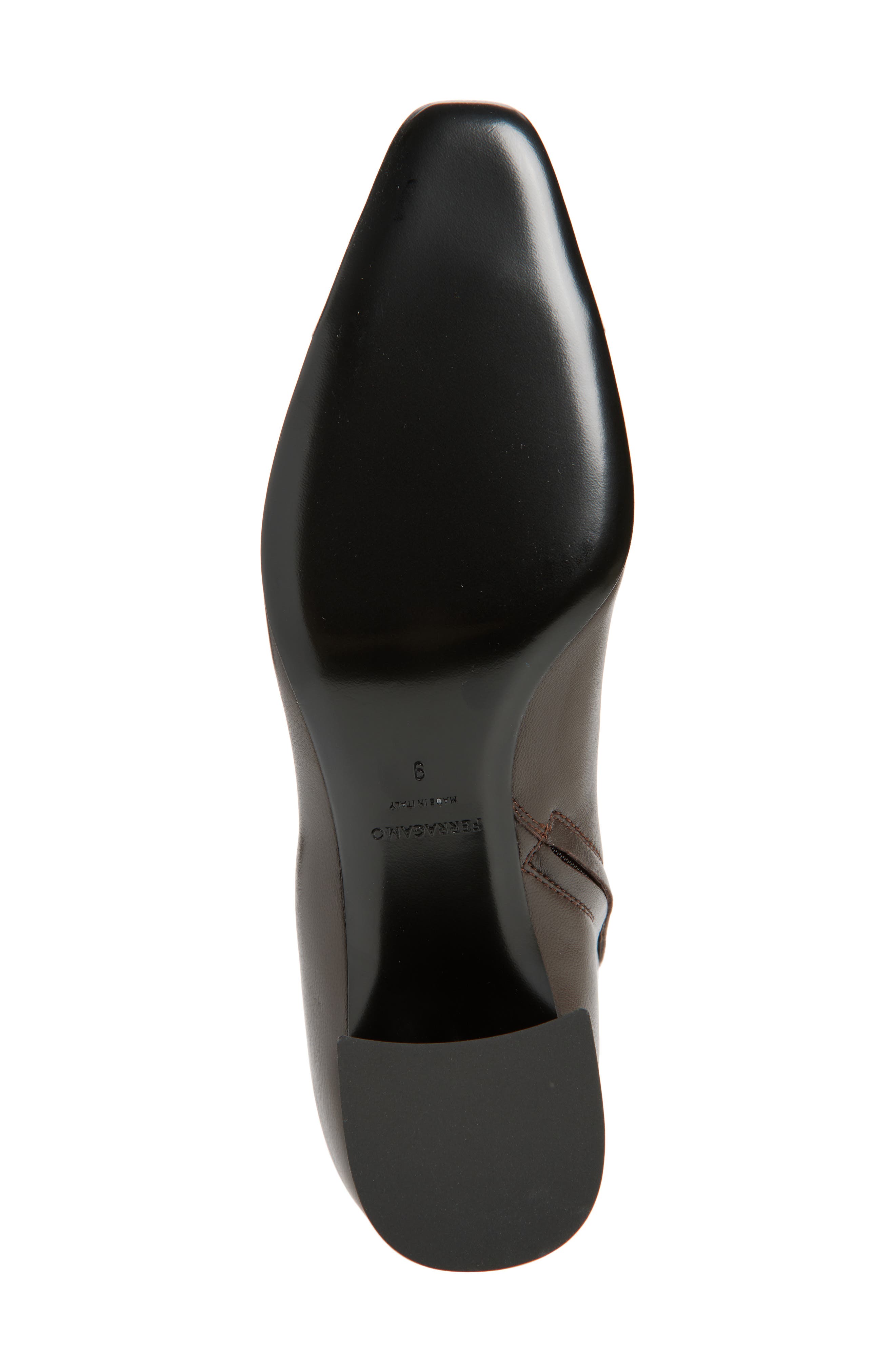 FERRAGAMO Sambi Cap Toe Bootie, Alternate, color, Testa Di Moro