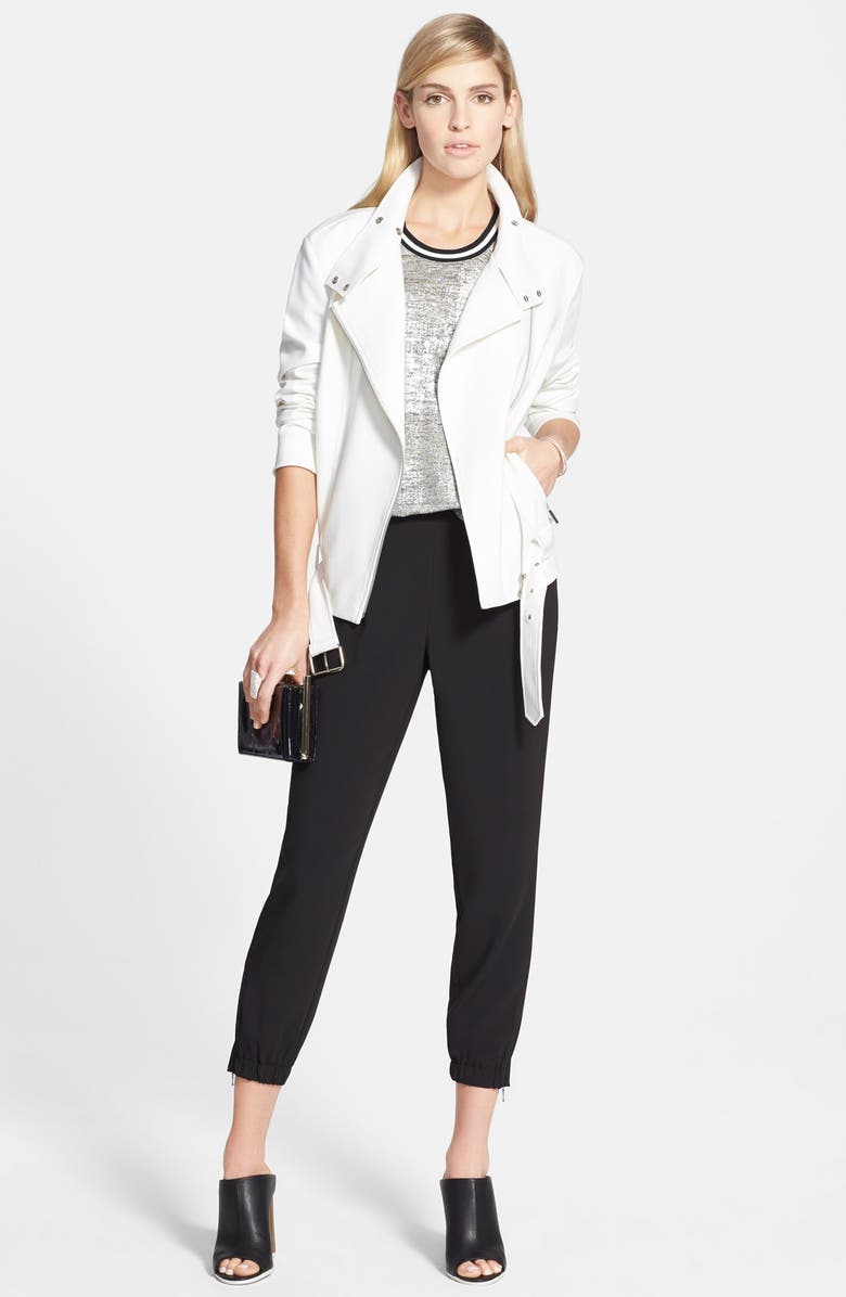 Trouvé Elastic Cuff Pleated Pants, Alternate, color, 