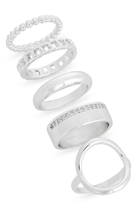 Assorted 5-Pack Ring Set