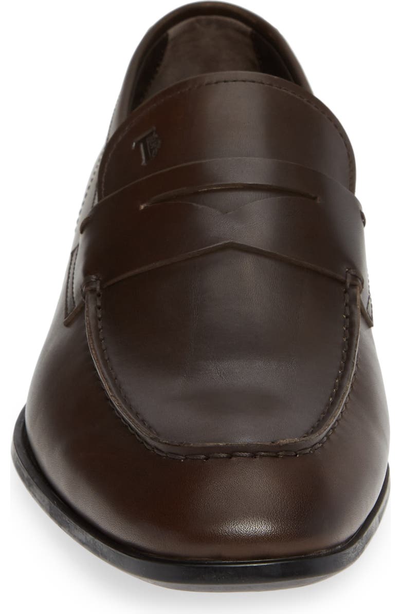 Tod's Penny Loafer, Alternate, color, Dark Brown