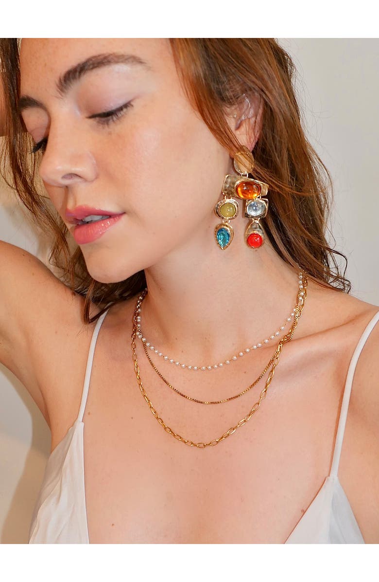 Petit Moments Layered Necklace, Alternate, color, 