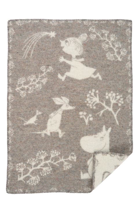 Kids' Moomin Winterland Lambswool Blanket