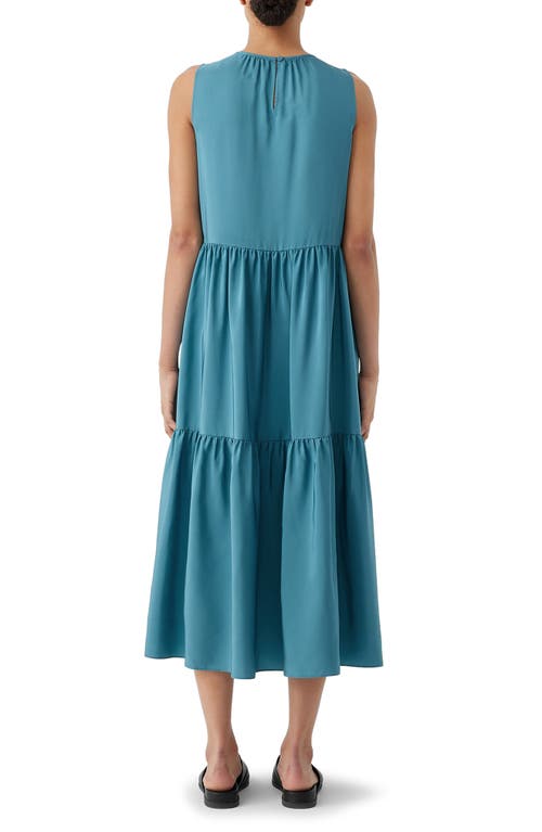 Eileen Fisher Tiered Silk Dress