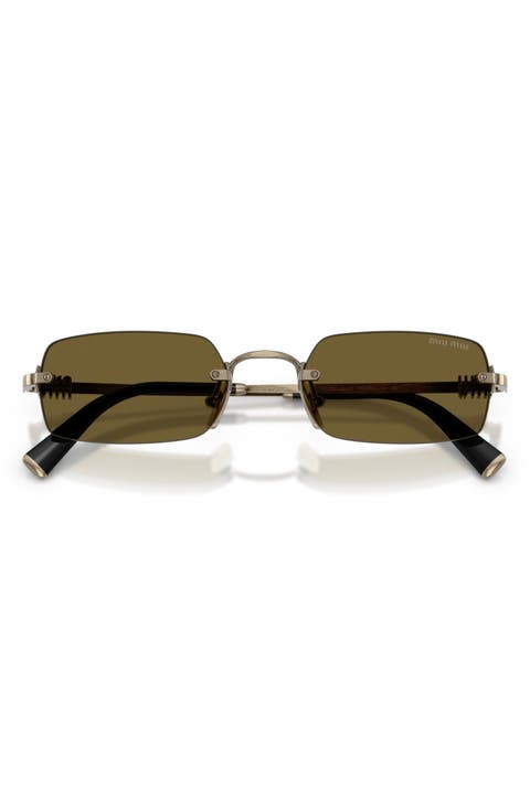 50mm Rectangular Sunglasses