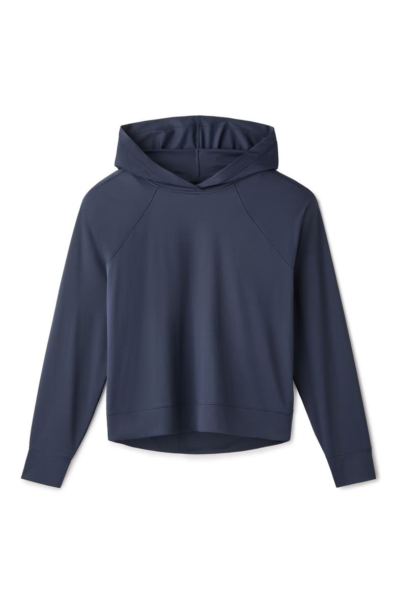 Serene Studio Hoodie, Alternate, color, NAVY BLUE