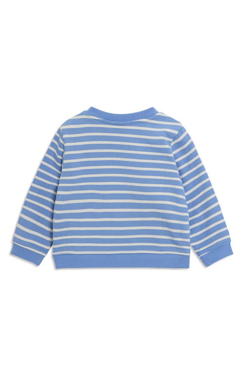 JOJO MAMAN BÉBÉ JOJO MAMAN BEBE WHALE APPLIQUÉ SWEATSHIRT & CRINKLED JOGGERS SET