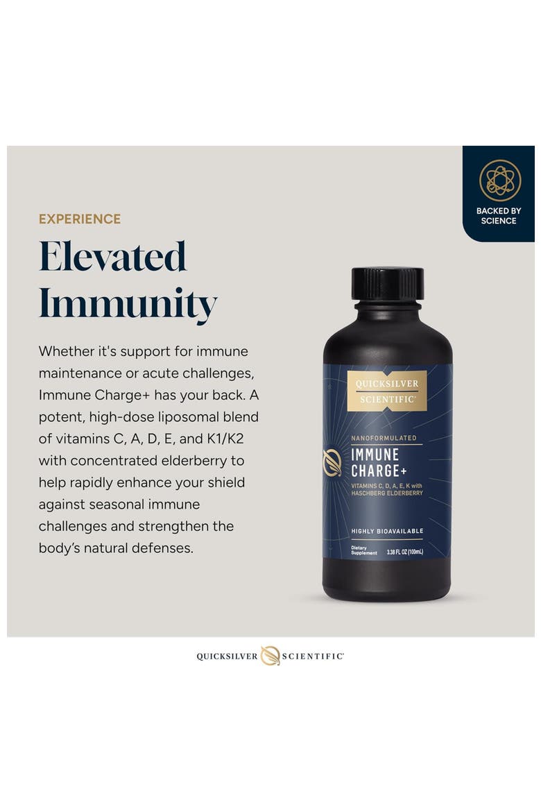 Immune Charge Supplement with Elderberry and  Vitamins A C D3, Alternate, color, None