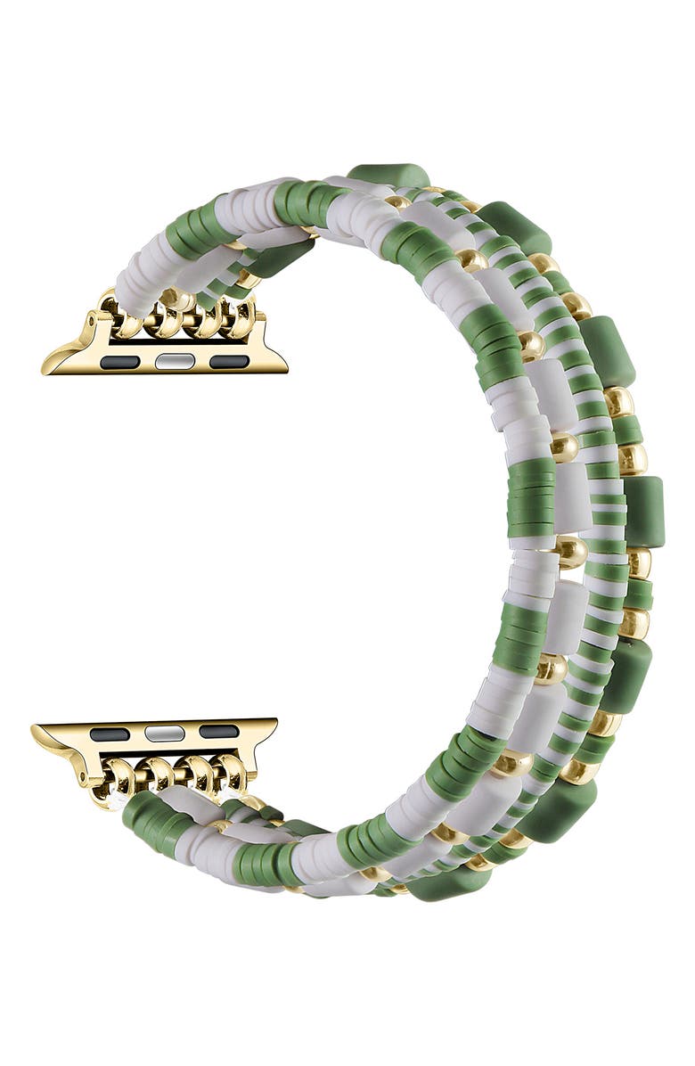 Posh Tech Emily Apple Watch<sup>®</sup> Bracelet Watchband, Alternate, color, Green