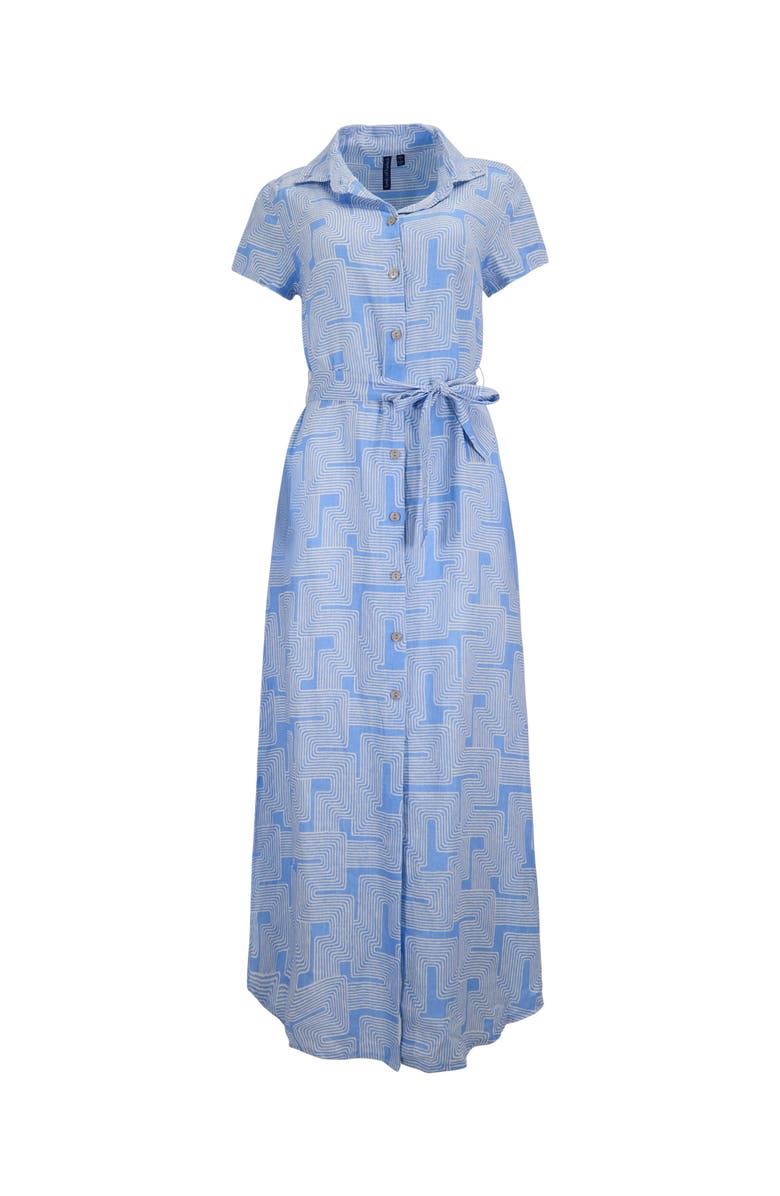 Lords of Harlech Inter Twine Womens Shirt Dress, Alternate, color, Inter Twine Blue