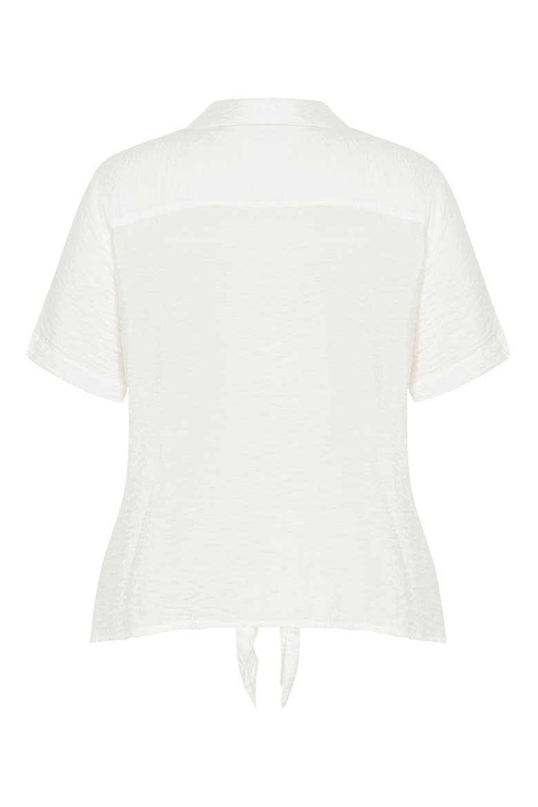 Kasbah Short Sleeve Button-Up Shirt, Alternate, color, IVORY