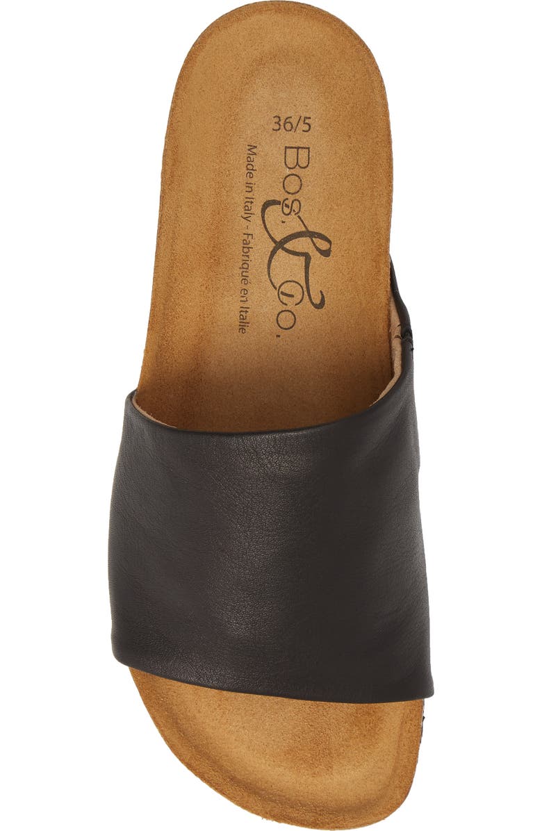 Bos. & Co. Lux Slide Sandal, Alternate, color,