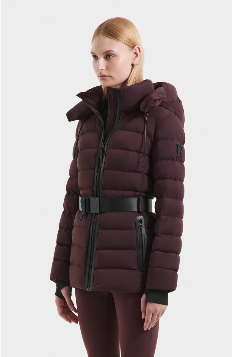 Rudsak Pelin Short Quilted Down Puffer, Alternate, color, Bordeaux