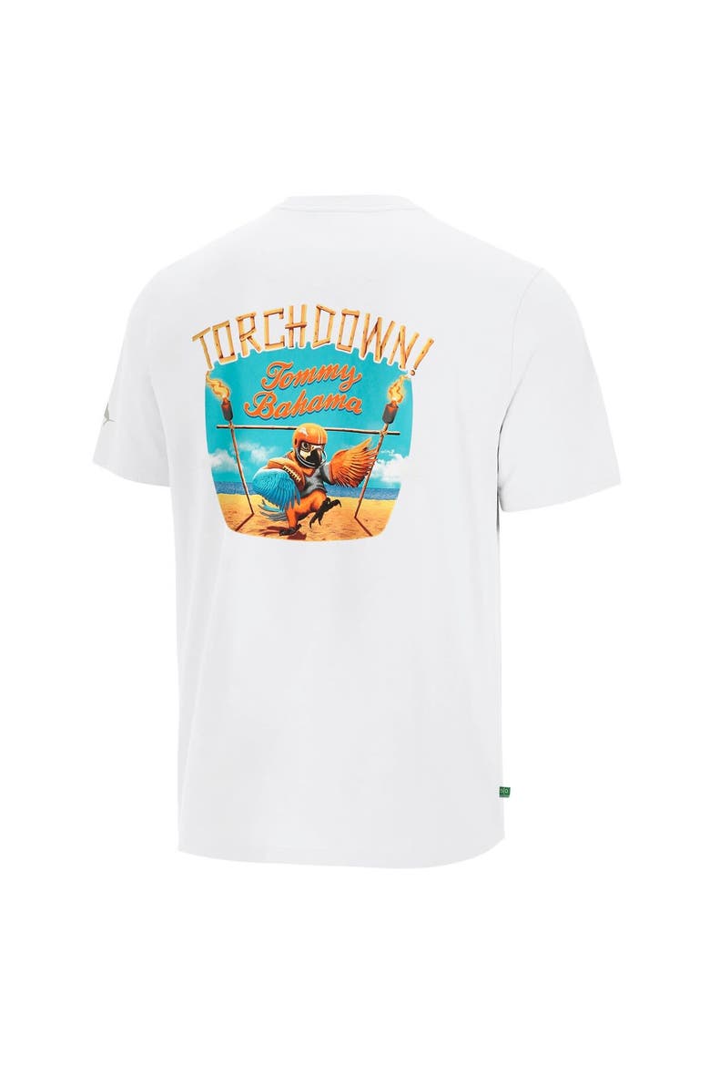 Men's Tommy Bahama White San Francisco 49ers Sport Torchdown Graphic T-Shirt, Alternate, color, White