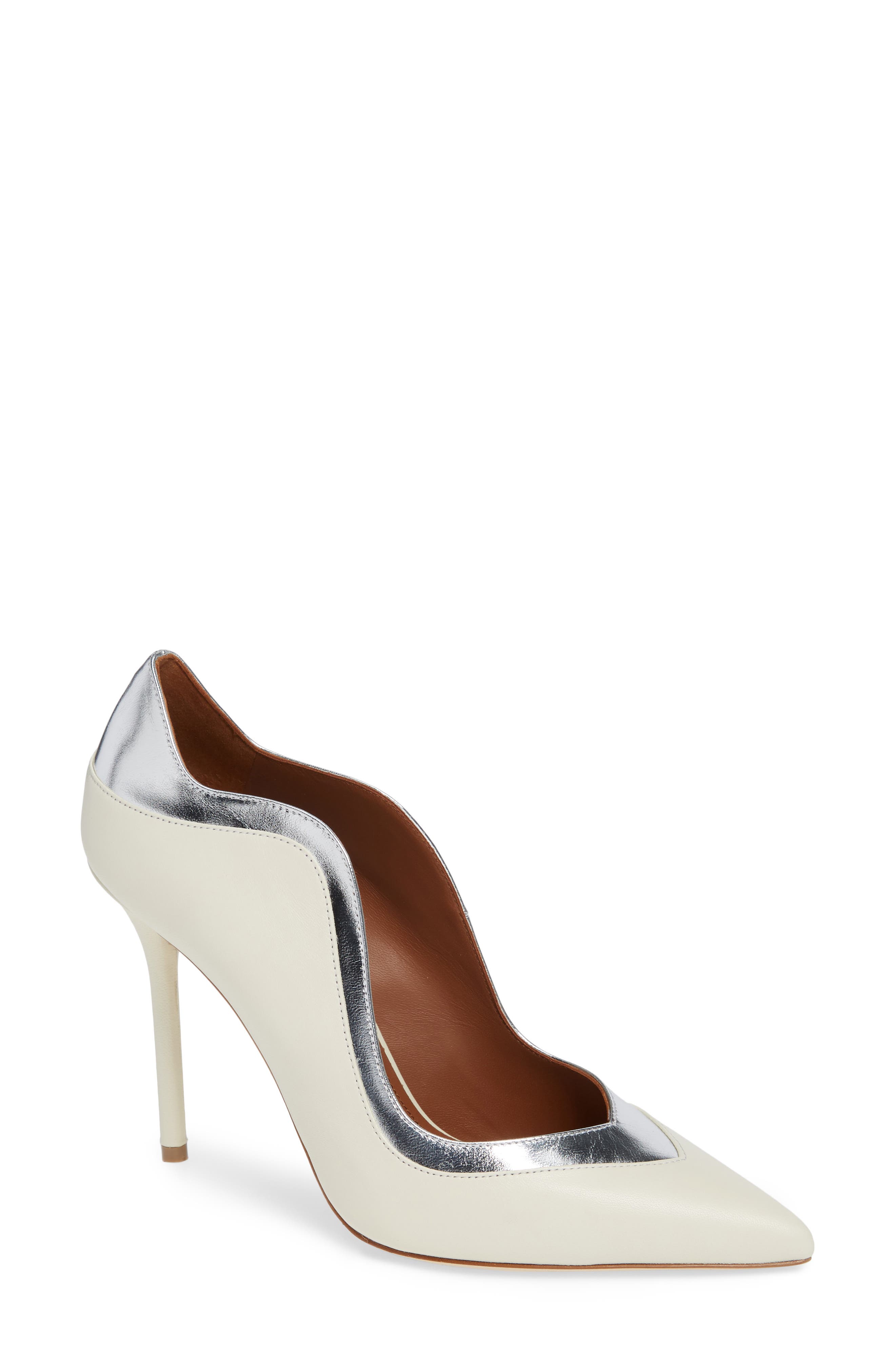 Malone Souliers Penelope Wave Pointy Toe Pump, Main, color, 