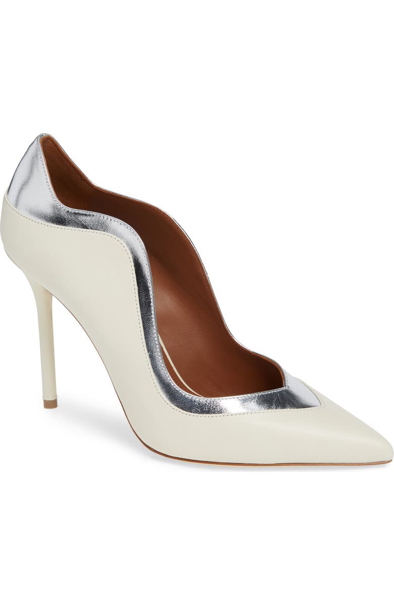 Malone Souliers Penelope Wave Pointy Toe Pump, Main, color,