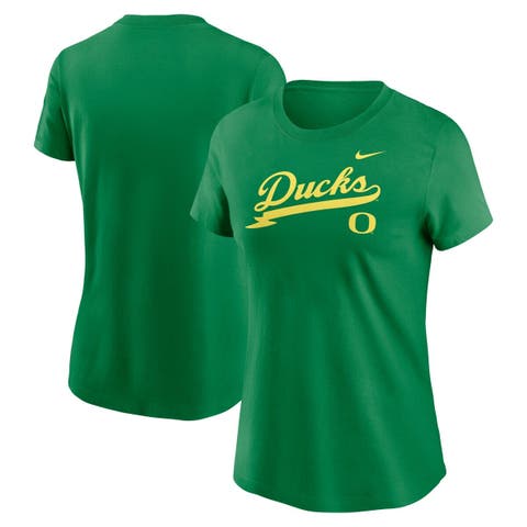 Women's Nike Green Oregon Ducks Local Script T-Shirt
