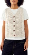 BDG Urban Outfitters Cable Button-Up Vest