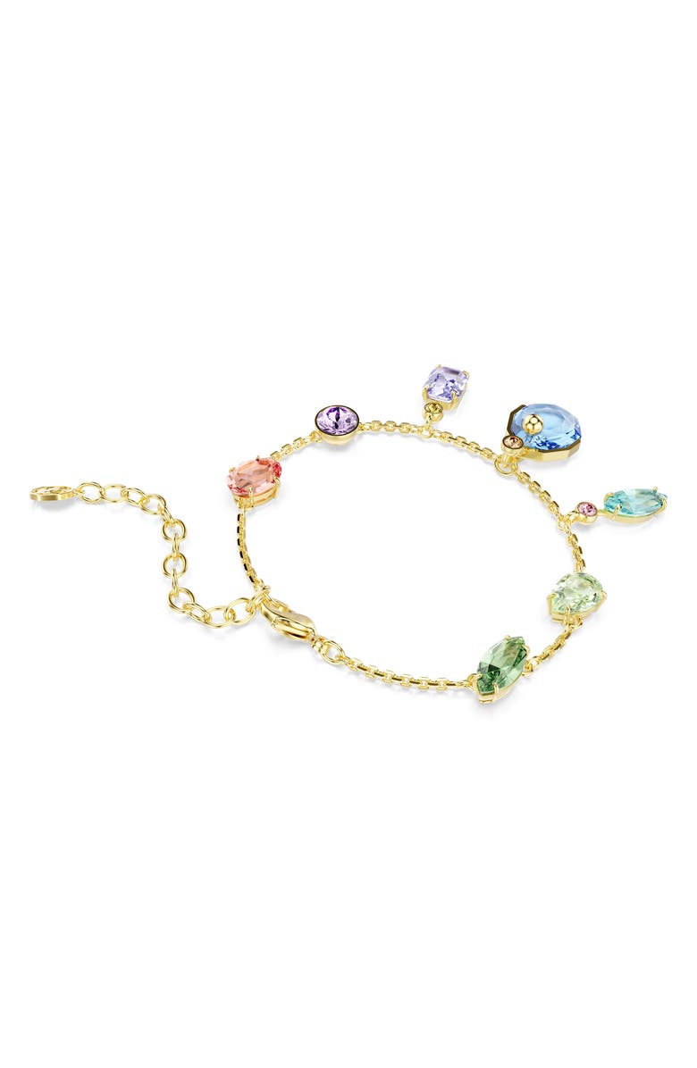 Swarovski Gema Crystal Charm Line Bracelet, Alternate, color,